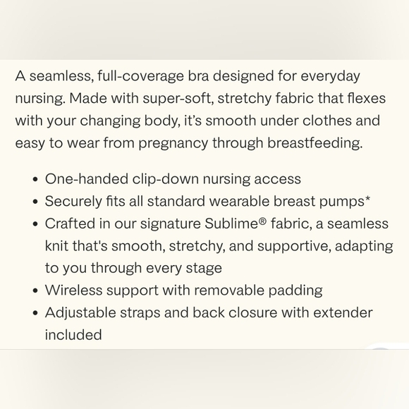 Kindred Bravely Simply Sublime Contour Nursing Maternity Bra - M (34 B-C-D US) - Picture 10 of 11